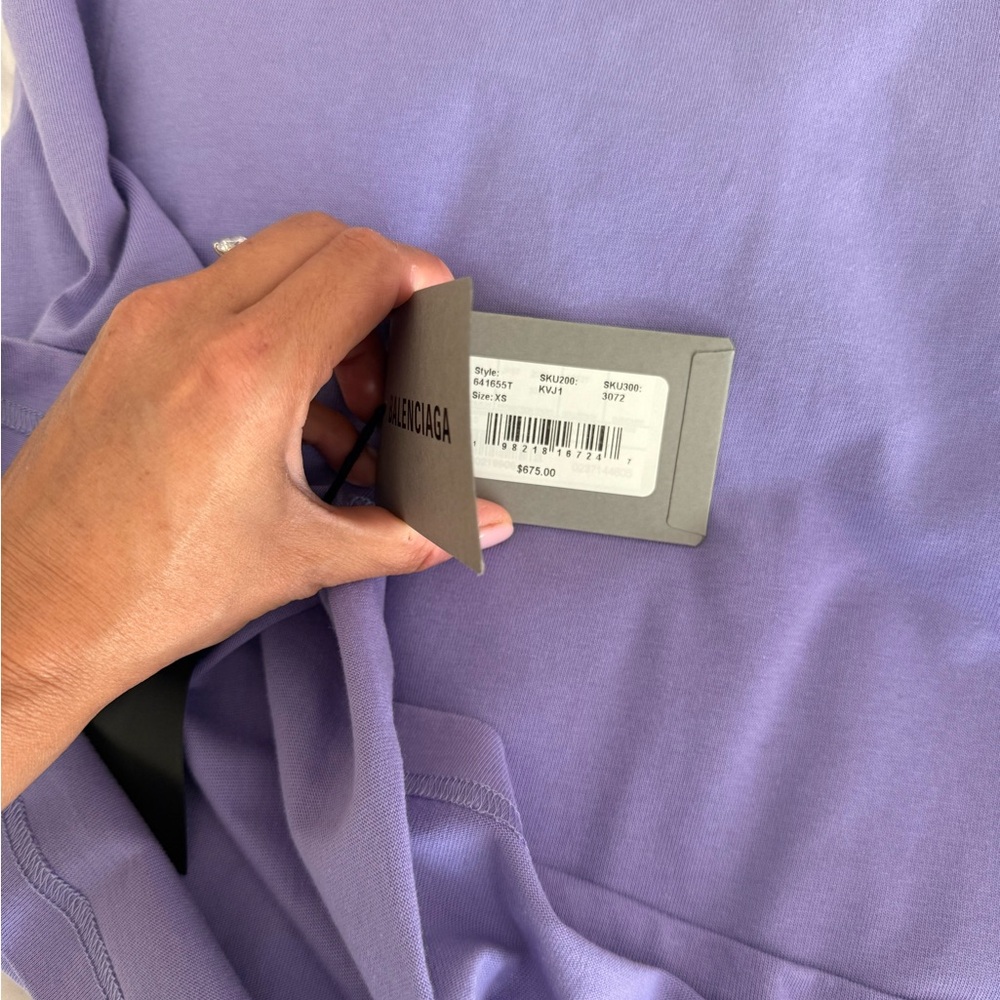 Balenciaga Lavender Tee